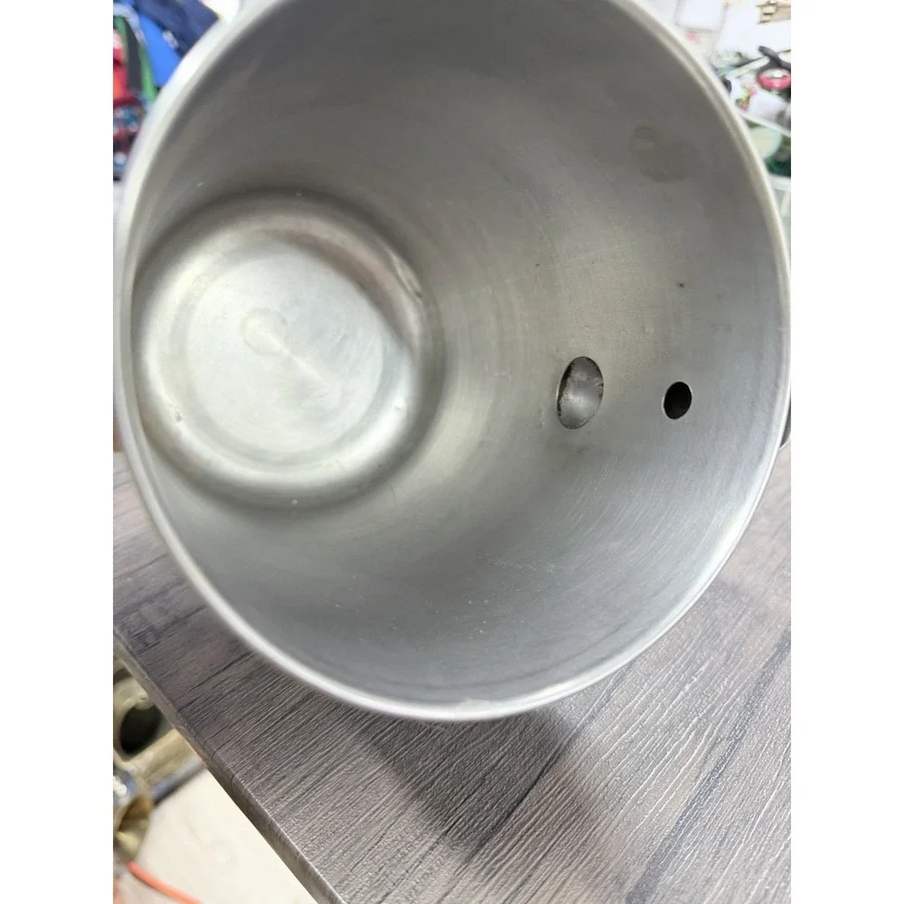 Vintage Ekco EKCOWARE Stovetop Coffee Percolator  No Lid Stainless Steel MCM